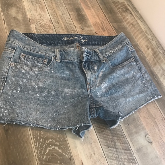 Glitter American Eagle shorts - Picture 3 of 6
